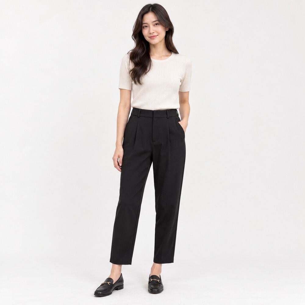 Halara Black pleated Pants Size Medium